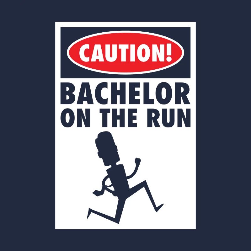 Bachelor Caution Groom Marrying Wedding Day