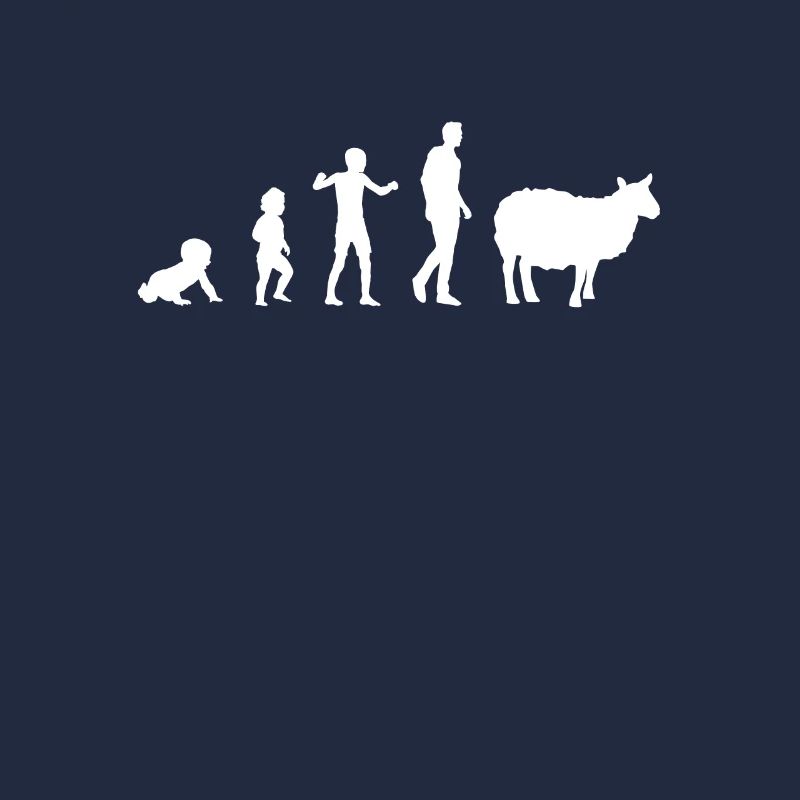 Evolution bebe Schaf Humor Schafzüchter