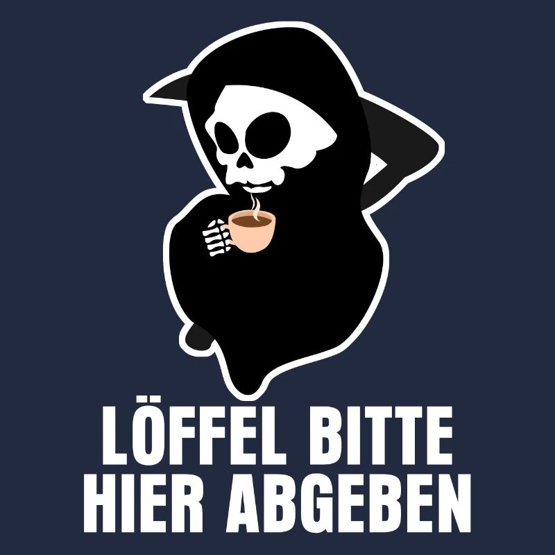 Sensenmann Löffel abgeben Grim Reaper