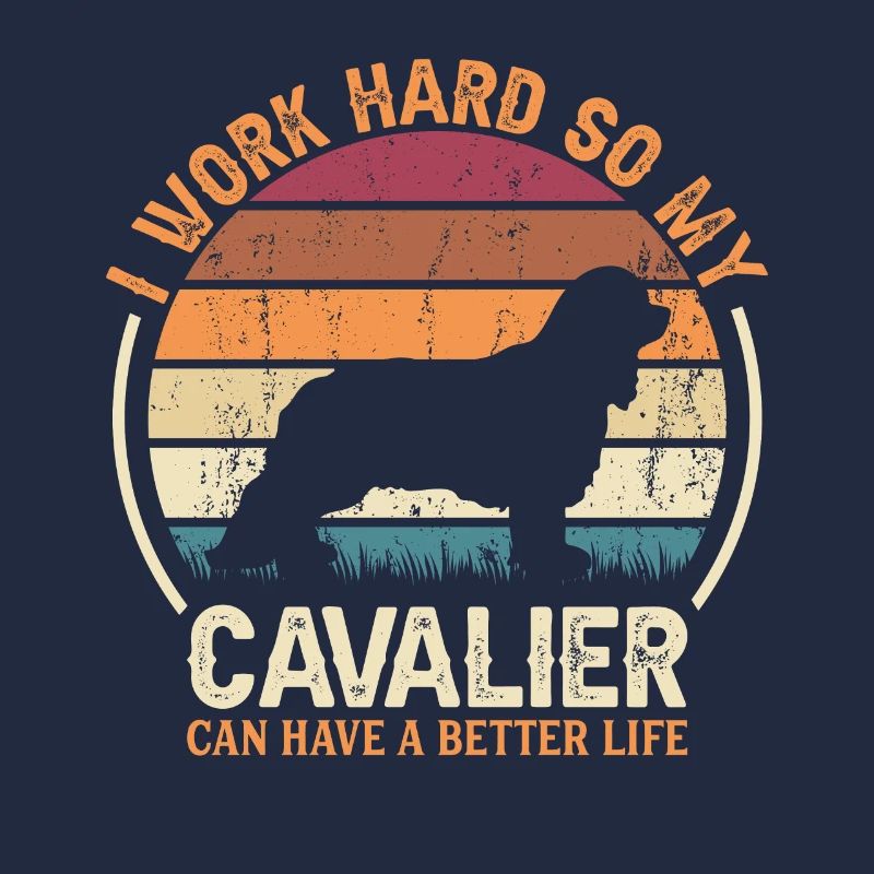 Work Hard - Retro Cavalier