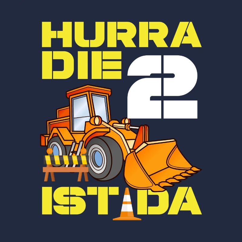Bagger 2. Geburtstag Baggerfahrer Jungen Geschenk