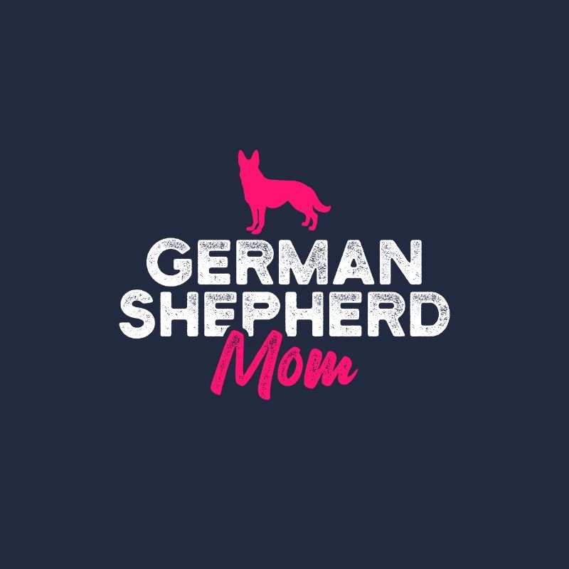 German shepherd mom