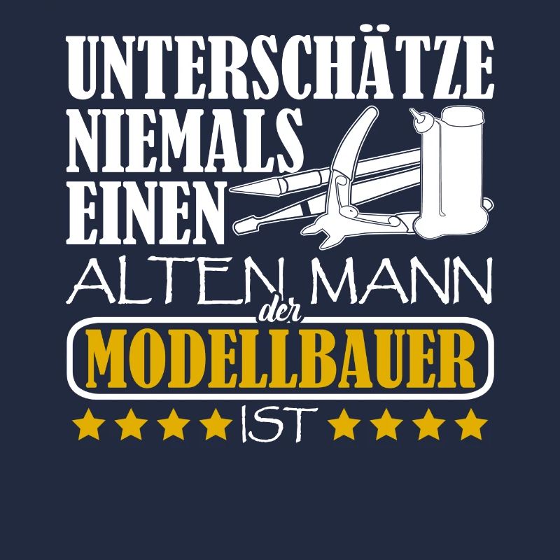 Modellbau Alter Mann Modellbauer