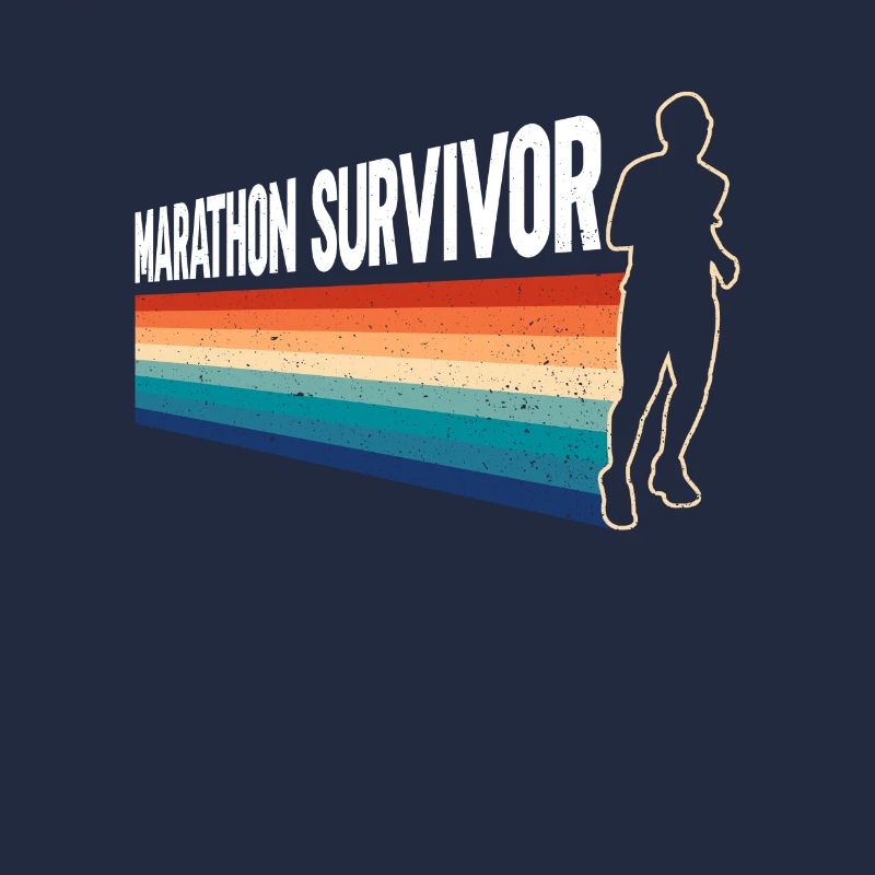 Marathon Überlebender - Marathon Läufer