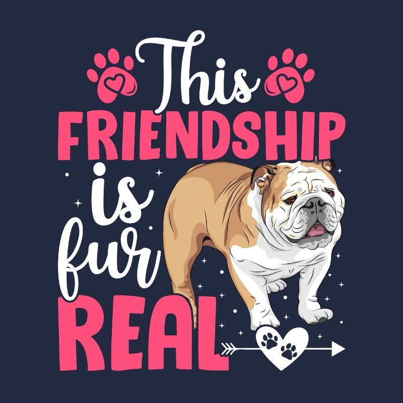 American Bulldog Friendship è pelliccia