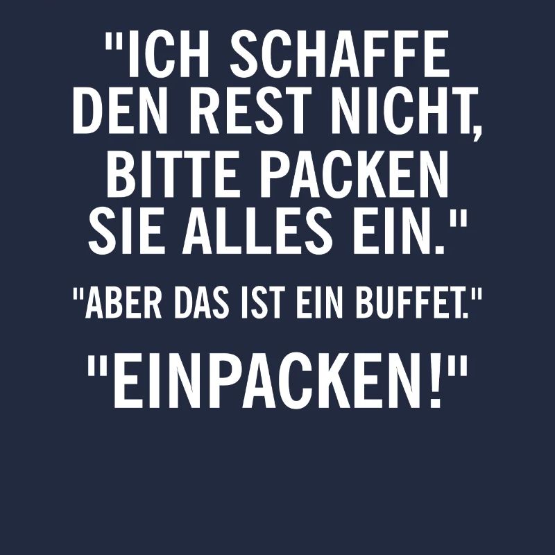 Ich schaffe den Rest nicht, bitte packen Sie alles