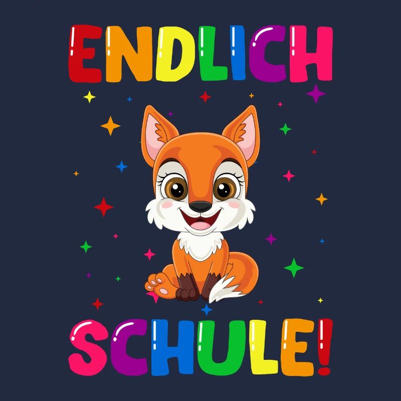 Endlich Schule Fuchs Einschulung Schulkind
