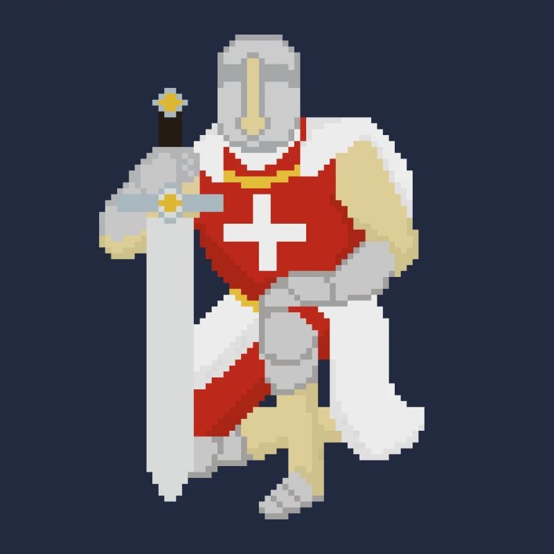 Chevalier Pixel Rétro