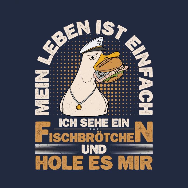 Fischbrötchen Möwe Norddeutsch