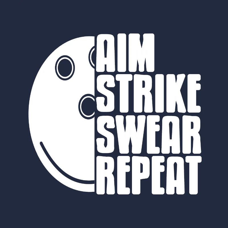 Aim Strike Swear Répéter Awesome Funny Bowling
