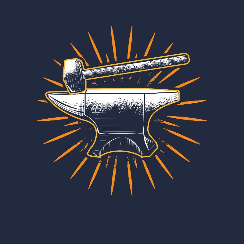 Anvil Hammer Forger Farrier Blacksmith Metalsmith