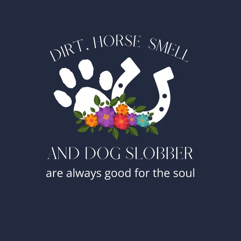 Odeur de cheval et chien Slobber Animaux de compagnie Mèmes Tren