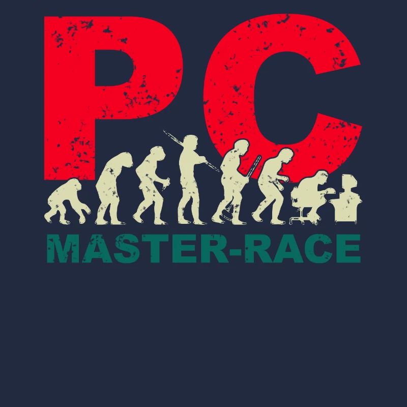 PC Master-race Funny Evolution Graphics pour les joueurs