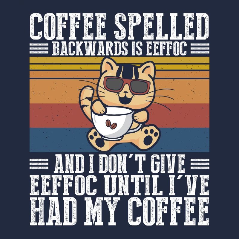Coffee spelled backwards is Eeffoc Katze I Hate Pe