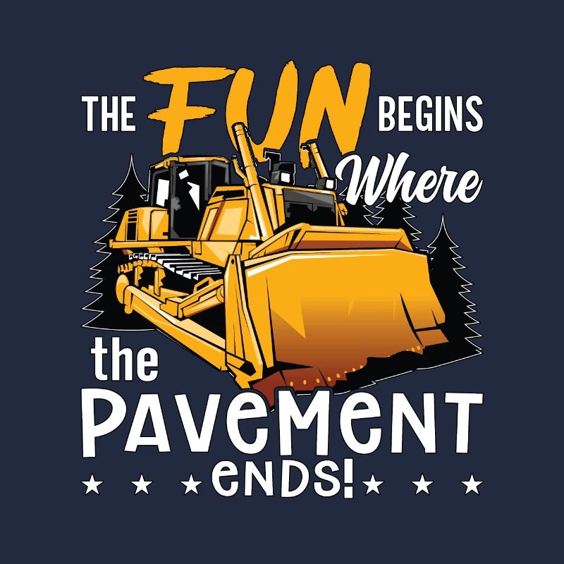Bagger Bulldozer Planierraupe Bauarbeiter Geschenk