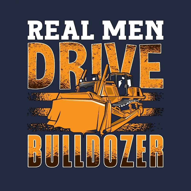 Bagger Bauarbeiter Bulldozer Planierraupe Geschenk