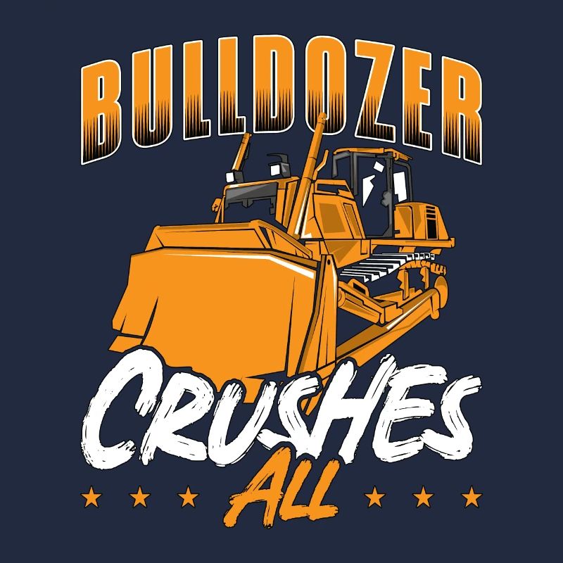 Bauarbeiter Bagger Bulldozer Planierraupe Geschenk