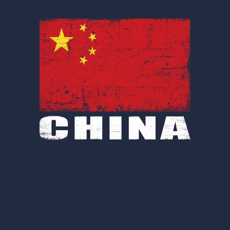 Drapeau de Chine Grunge Drapeau de Chine