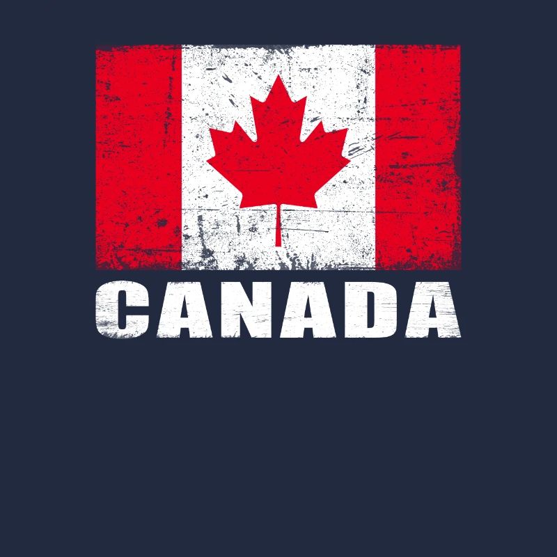 Drapeau du Canada Grunge Drapeau du Canada