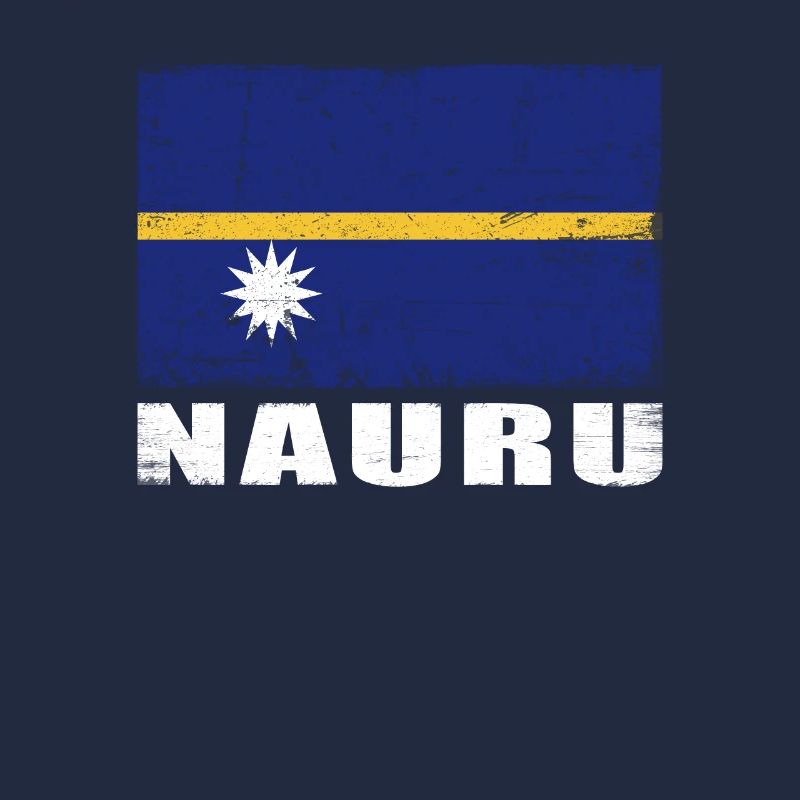 Drapeau de Nauru Grunge Drapeau de Nauru