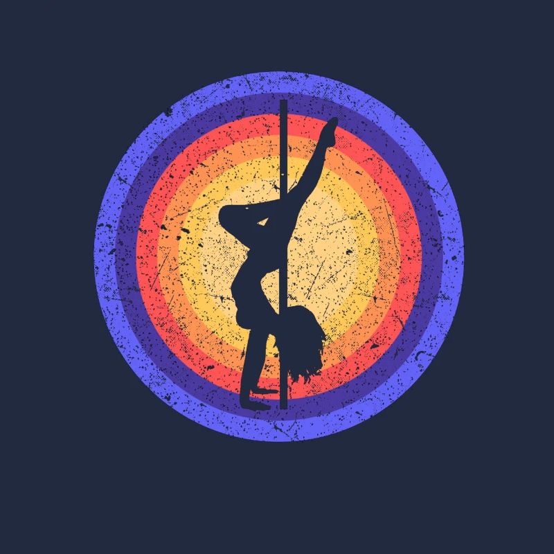 Pole Dancing Mädchen Silhouette Pole Dancer Pole
