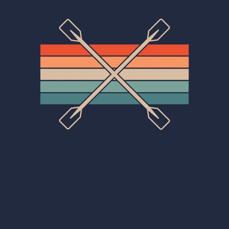 Kayak Paddle Retro