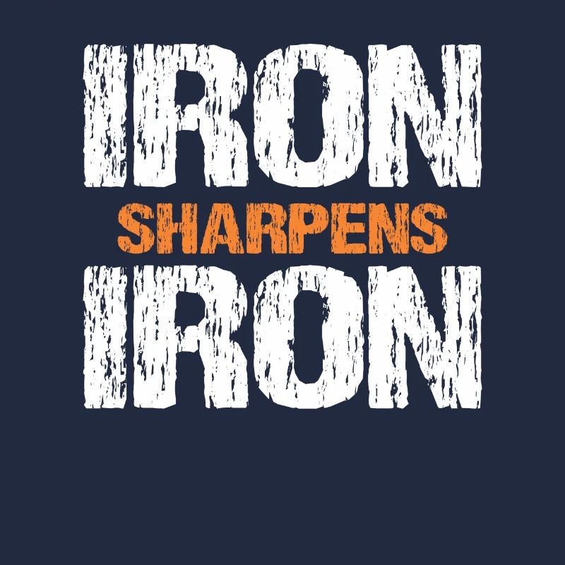 Iron Sharpens Iron Christian Workout Iron
