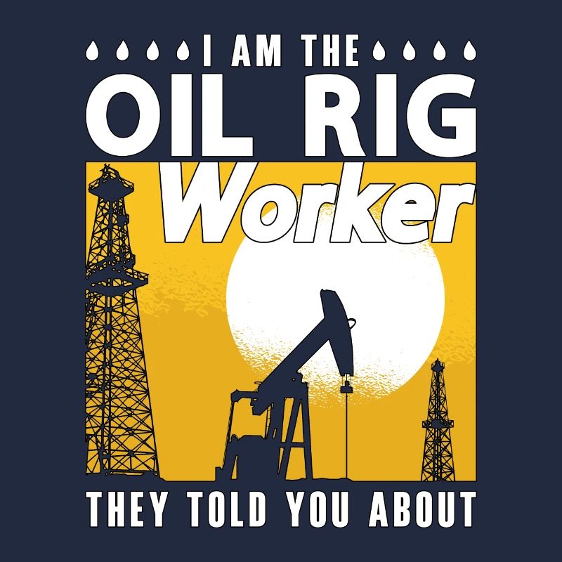 Ölfeldarbeiter Ich Bin Der Ölplattformarbeiter