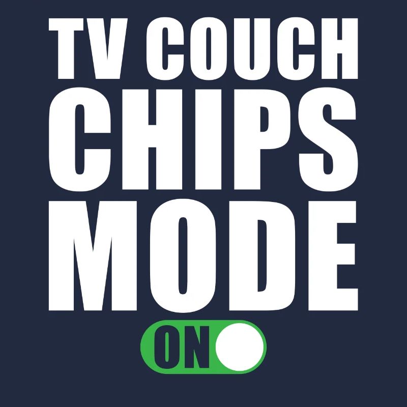 Tv Couch Chips Mode On