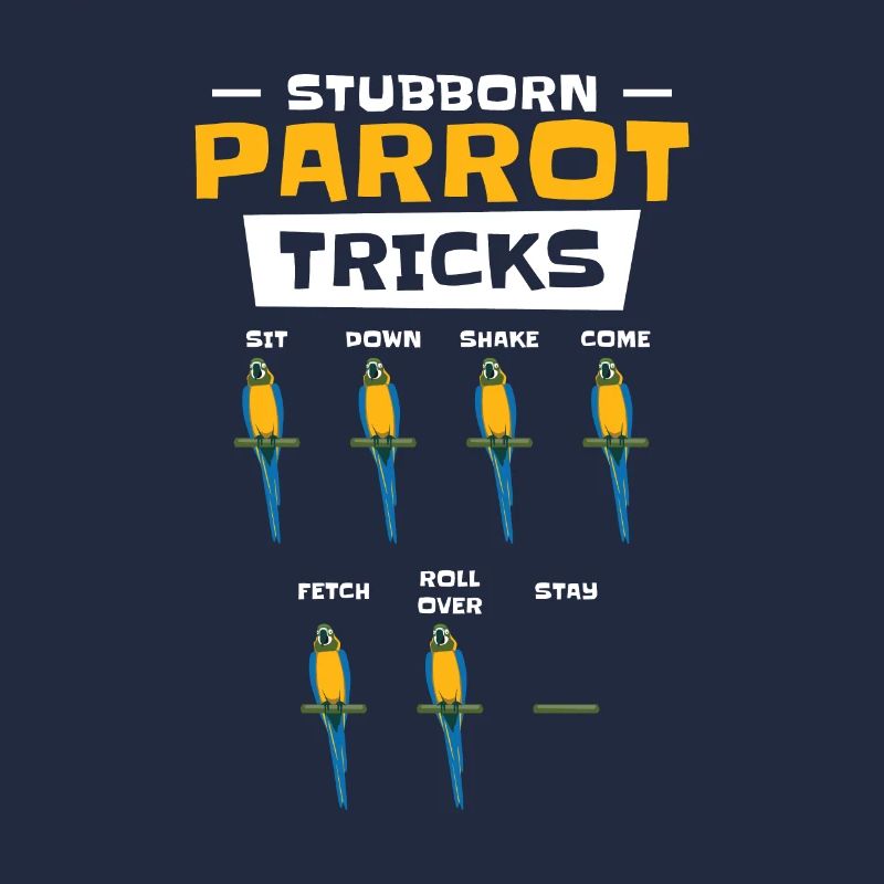 Ara Birdnerd Pet Tricks Perroquet persistant