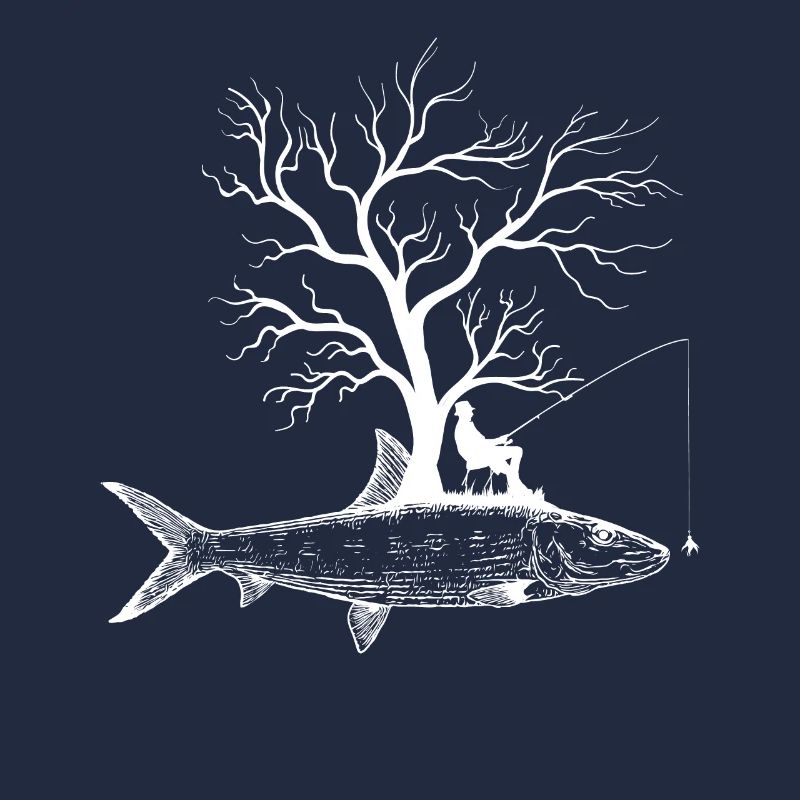 Graphic Tree - Fish Bone Fish