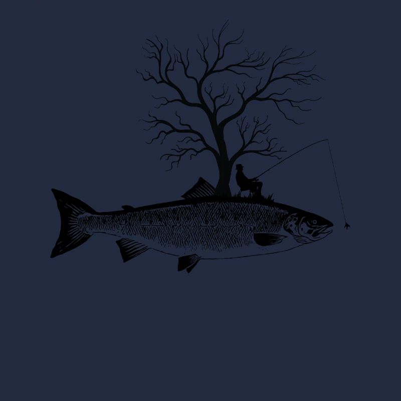 Arbre graphique - Saumon de poisson