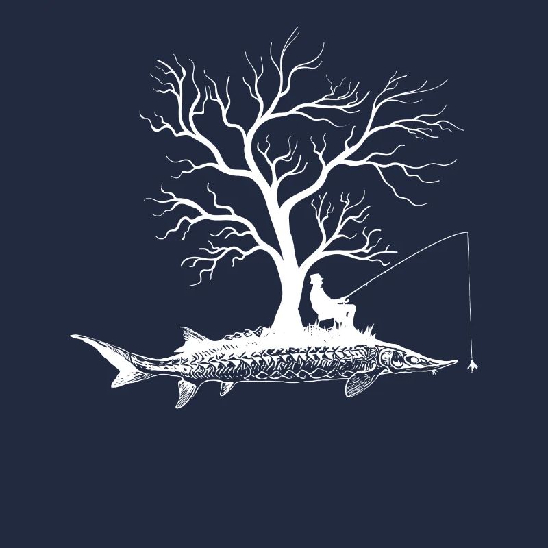 Graphic Tree - Fish Sturgeon
