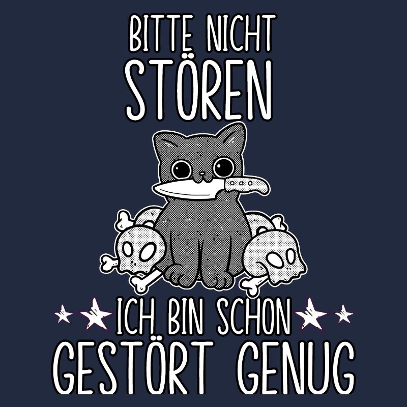 Bitte nicht Stören Katzenhalter Geschenk Katze