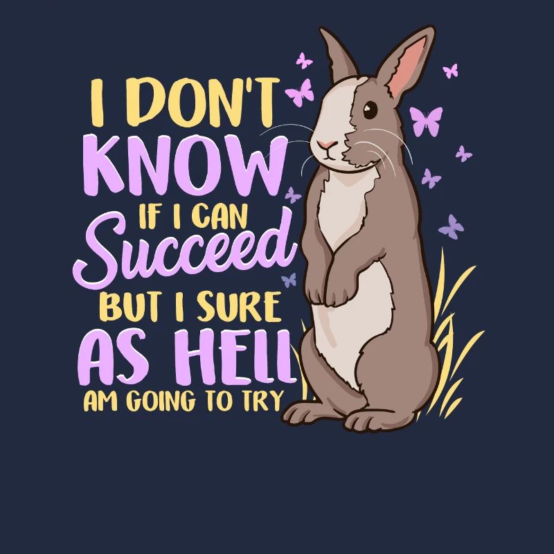 Cute ambitious rabbit challenge