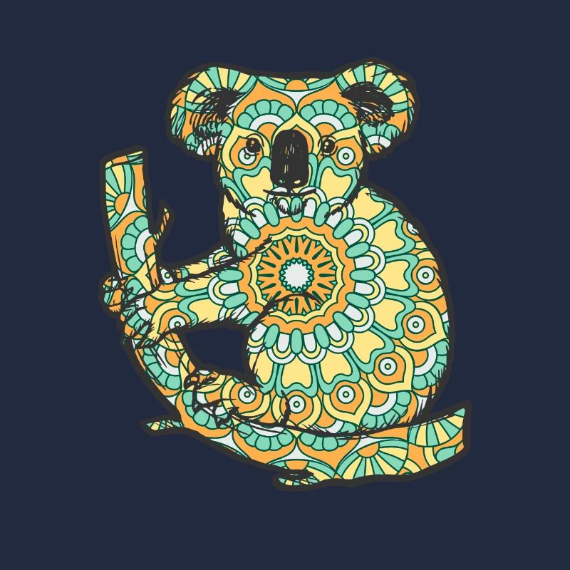 Mandala Koala Geometrie Muster