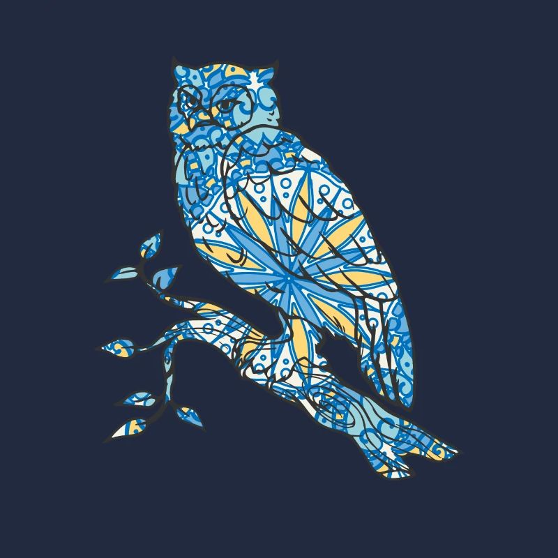 Mandala Eule Geometrie Muster