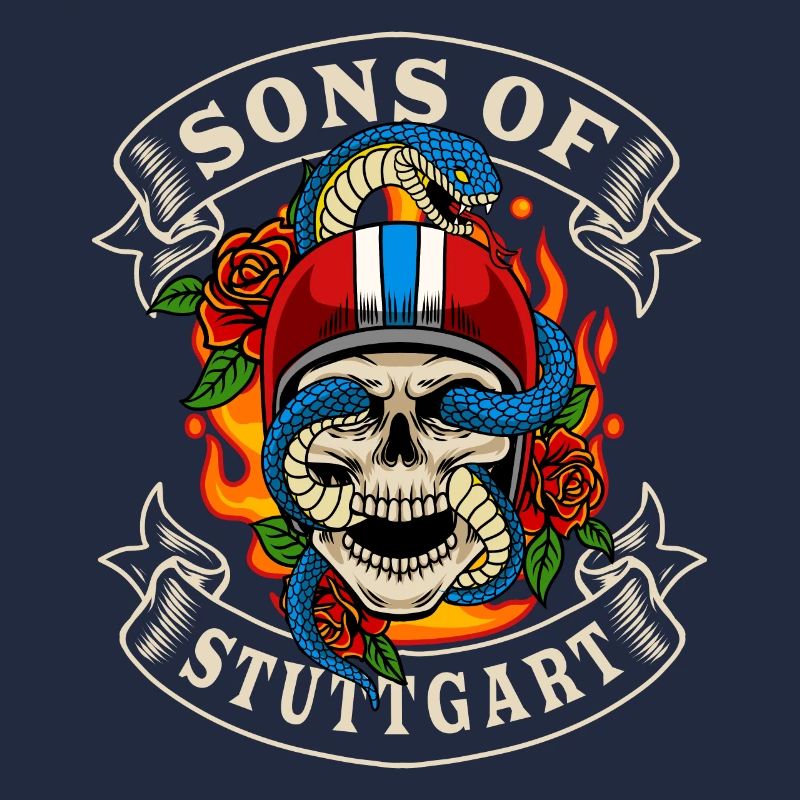 Stuttgart Biker Gift fils de Stuttgart