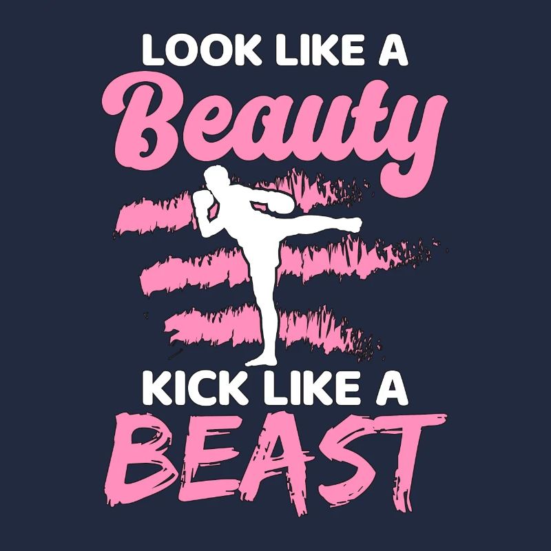 Muay Thai ressemble à un combattant de beauté Boxe thaïlandaise