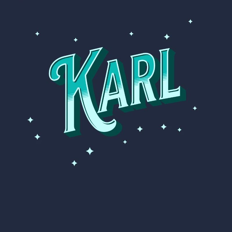 Karl name personalized