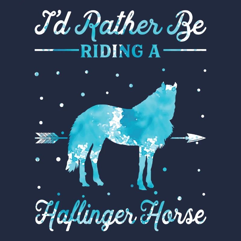 Monter sur un cheval Haflinger