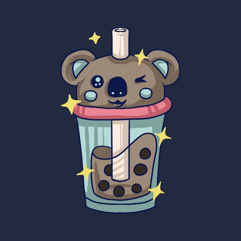 Kpop Koala Korean Pop Bubble Tea Geschenk Kinder