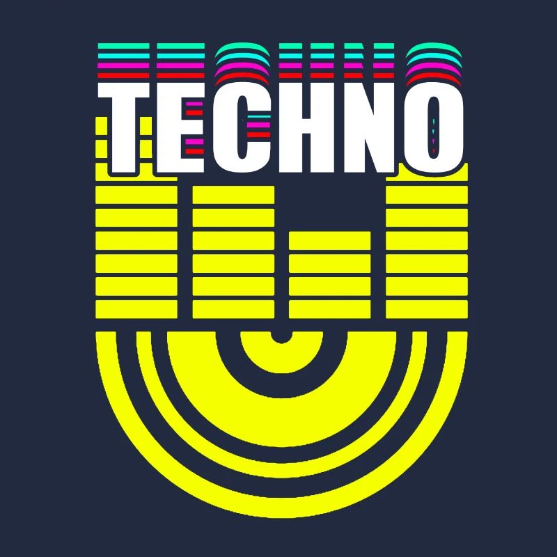 Retro Awesome TECHNO BPM Cool DJ Deejaying Designs