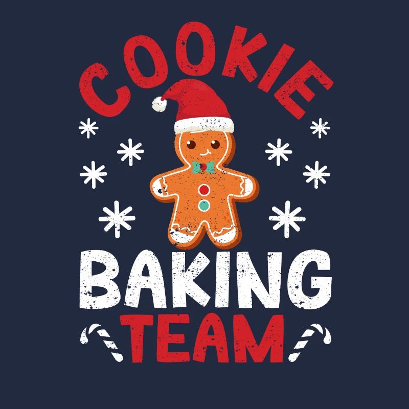 Équipe de cuisson de biscuits Boulanger de Noël Cuisinier