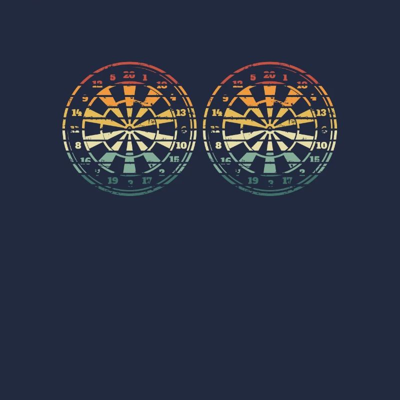 Zwei Dartscheiben