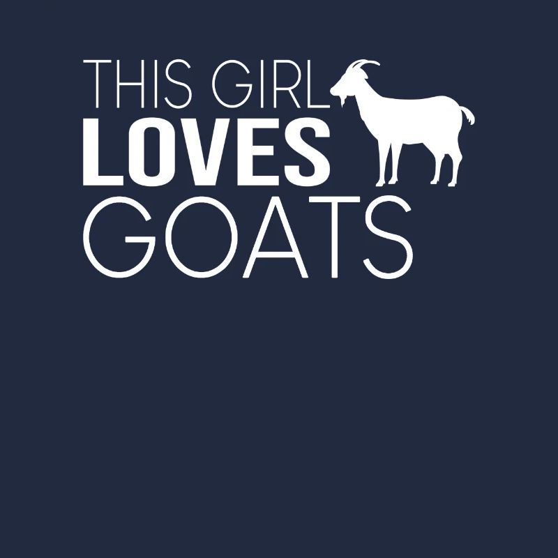 Mädchen Ziege Spruch