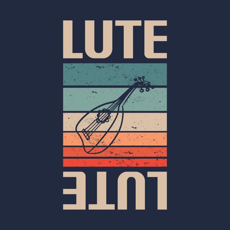 Instrument de luth classique rétro vintage