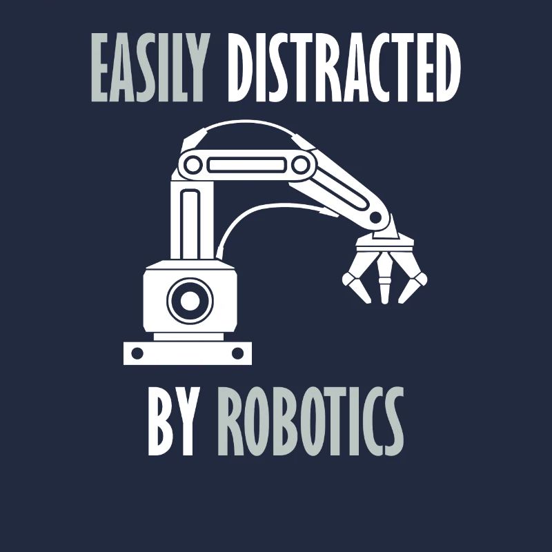 Distrait par les robots : ingénieur programmeur