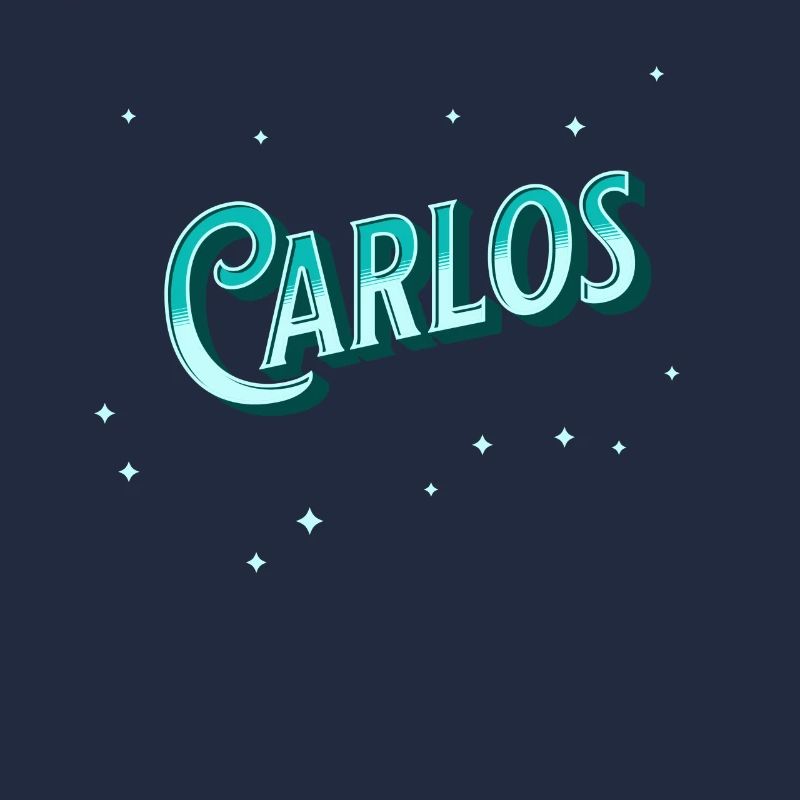 Carlos name personalized