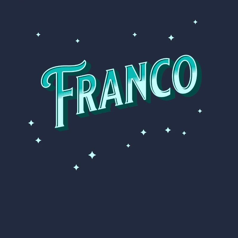 Franco name personalized